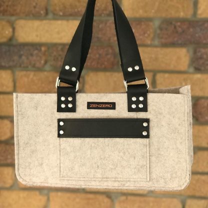Junior Tote in Cream