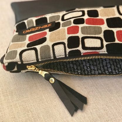 C040 Linen and Black Italian Leather - Image 2