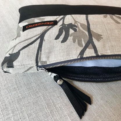 C060 Ink and Spindle linen with Black leather - Image 4