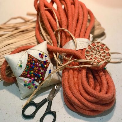 Dyed rope - Orange 9.5m - Image 2