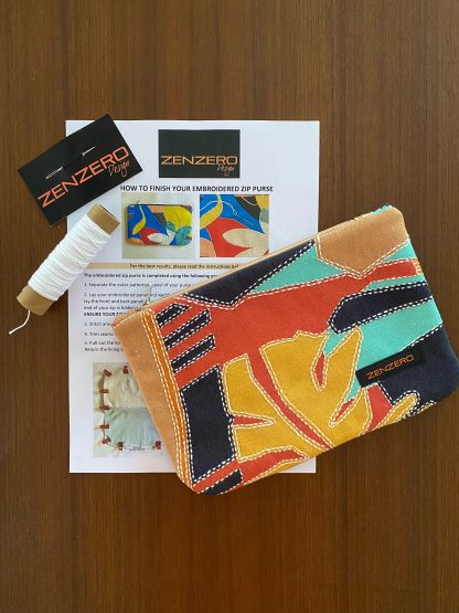 Slow Stitch Zip Purse Kit - Image 3